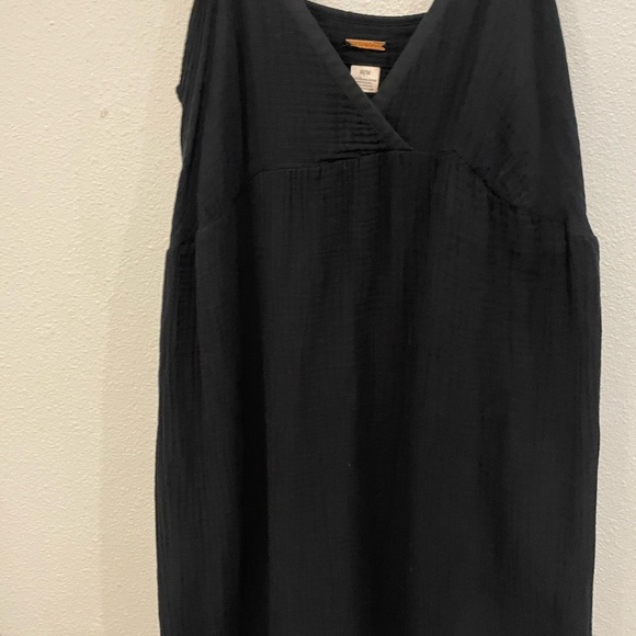 Black Magaschoni Gauze Maxi Sundress - Picture 2 of 8